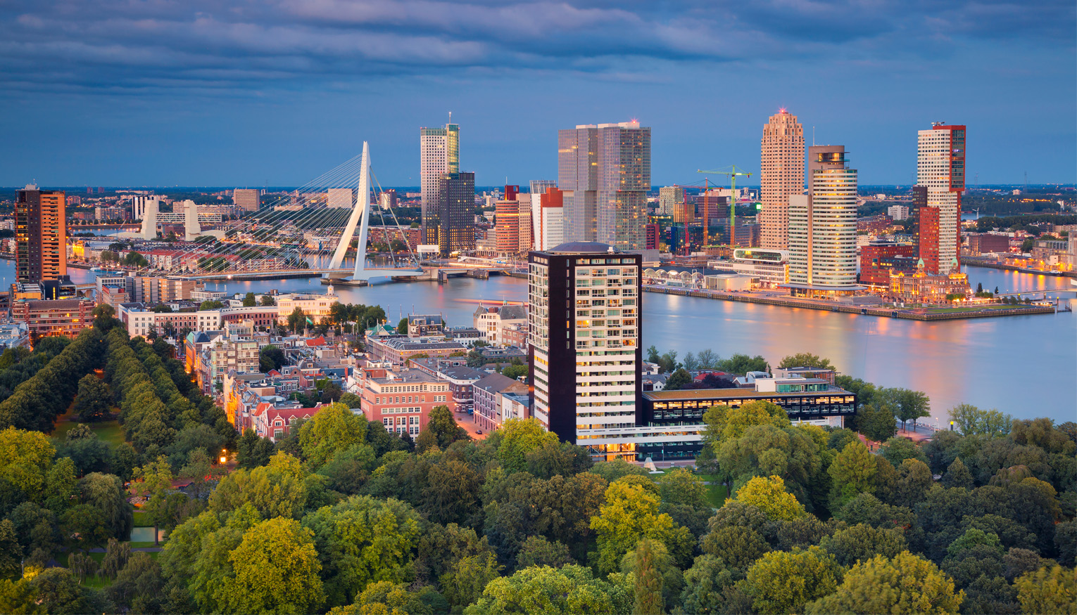 Bustling European City